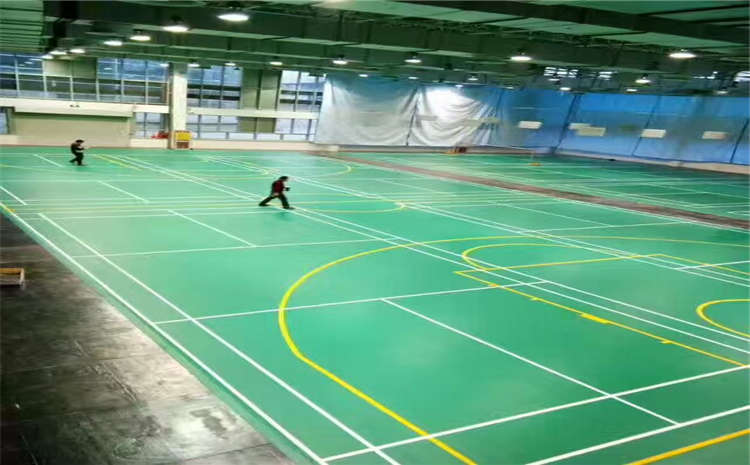 楓木羽毛球館木地板主輔龍骨結構