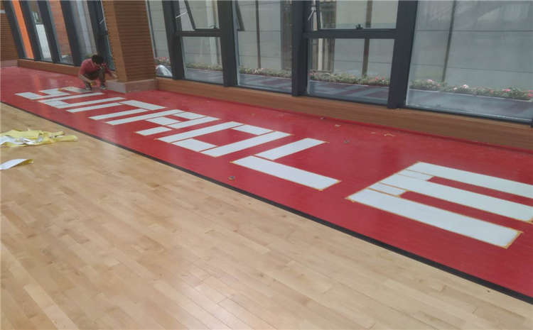 22厚風雨操場地板單層龍骨結構