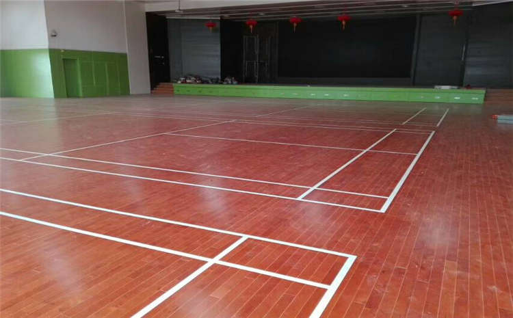 國內體育場館木地板施工方案