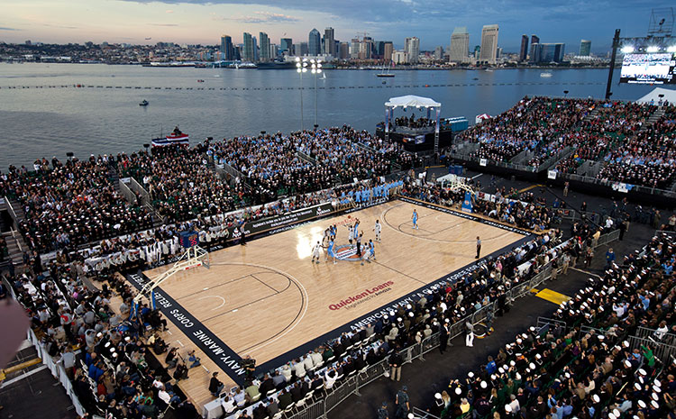 學校籃球場實木地板一般多少錢?