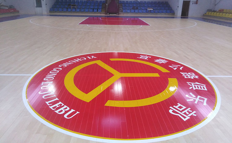 指接板體育館木地板結構