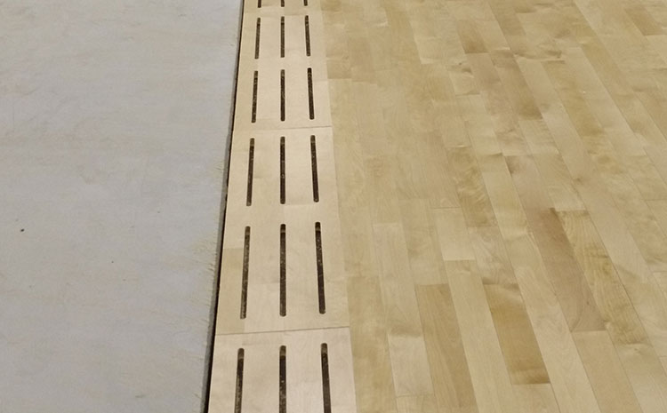 俄勒岡松籃球場實木地板怎么維修？