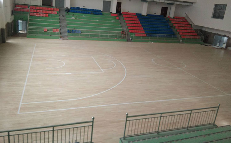 硬木企口實木運動地板板式龍骨結構