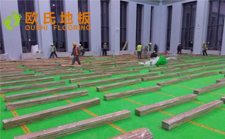 甘肅敦煌**大酒店羽毛球木地板圖片