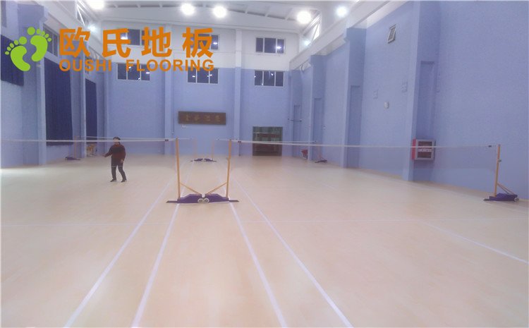 北京平谷區金通源休閑健身中心木地板案例