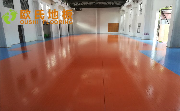 江西南昌赤練排球館木地板圖片