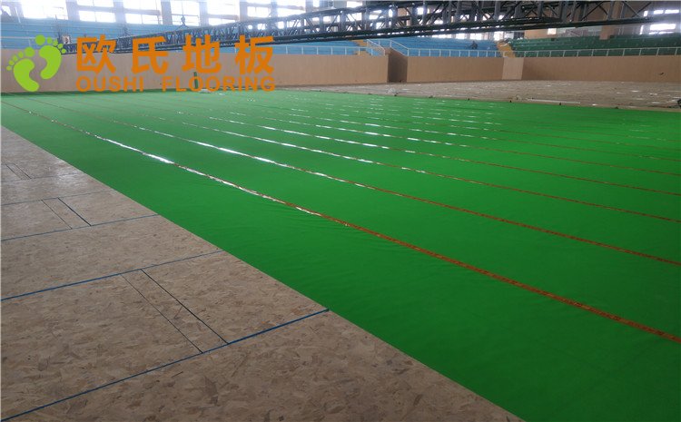 寶雞職業技術學院體育館木地板案例