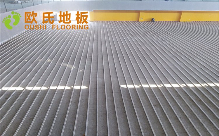 北大附屬廊坊益田實驗學校體育館木地板圖片