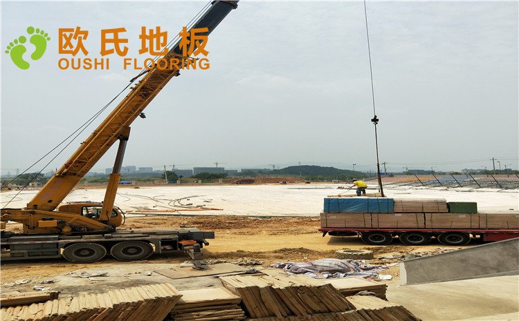 德清求是高級中學體育館木地板案例