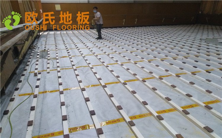 北京舞蹈學院舞蹈室木地板