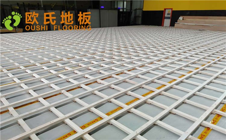 江蘇揚(yáng)州海蘭德瓊花籃球館木地板項目